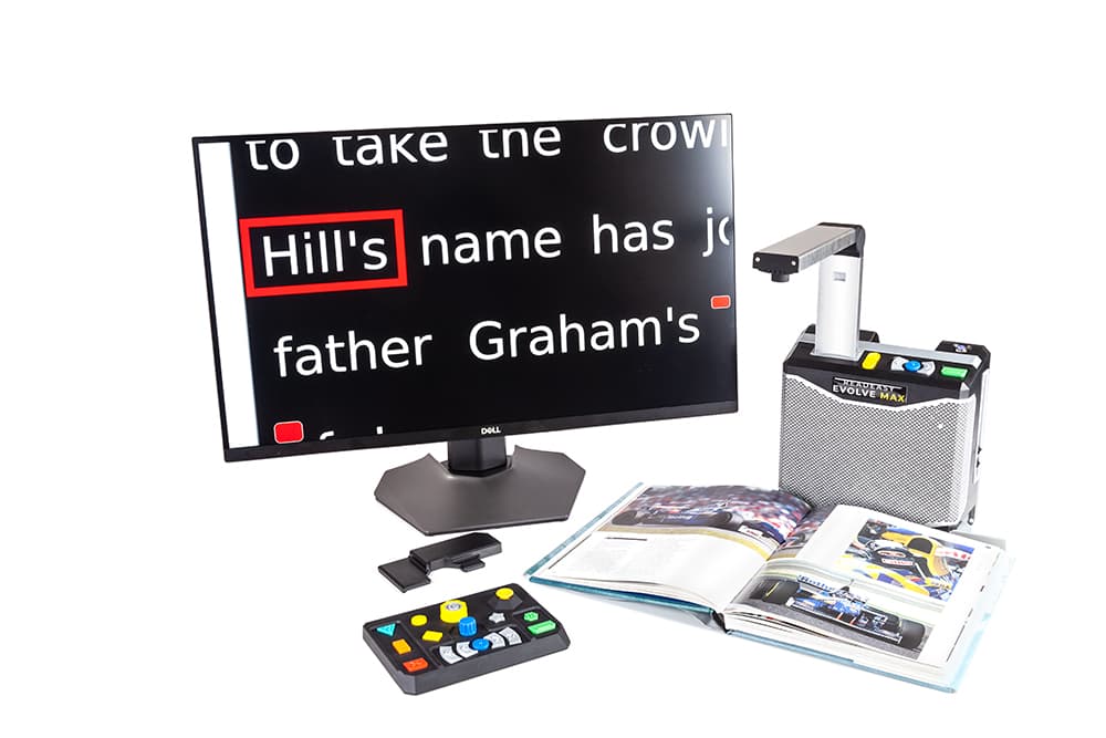 ReadEasy Evolve MAX A3 F1 book with Feature Pack and Screen